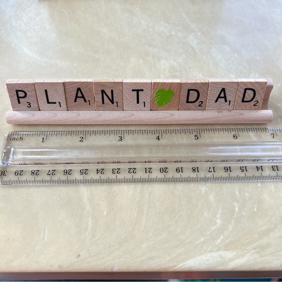 Plant dad Scrabble gift - Picture 2 of 3